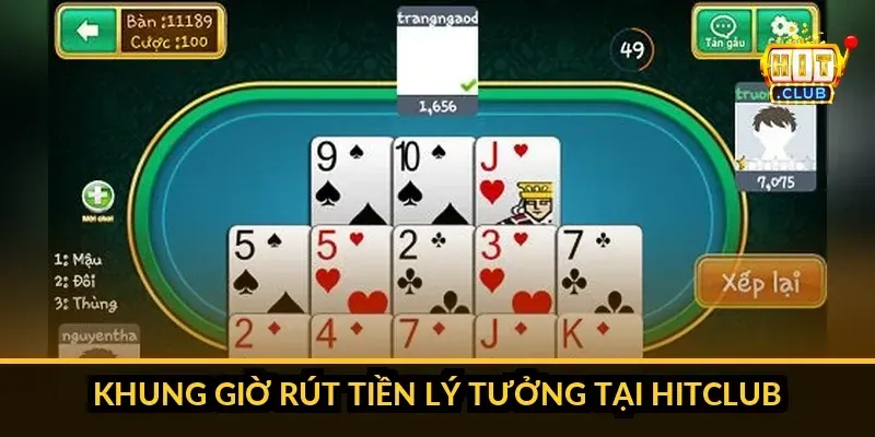 Đồng hồ minh họa khung giờ n&ecirc;n r&uacute;t v&agrave; kh&ocirc;ng n&ecirc;n r&uacute;t tiền Hitclub