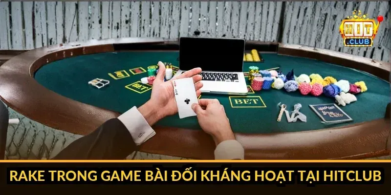 Sơ đồ minh họa c&aacute;ch rake được cắt ra từ mỗi v&aacute;n chơi Hitclub