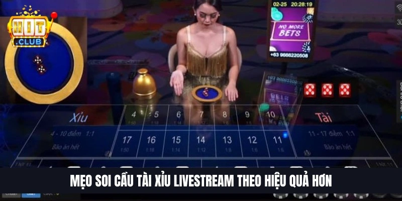 Mẹo soi cầu T&agrave;i Xỉu livestream theo hiệu quả hơn